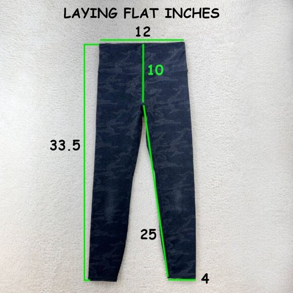 Vuori Camouflage Leggings Womens Size XS Mid Rise Activewear Pilates Yoga Logo - Picture 3 of 8